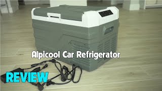 Alpicool 28QT Car Refrigerator amp Freezer  Portable 12V Electric Cooler for Camping amp RV [upl. by Aisatna664]