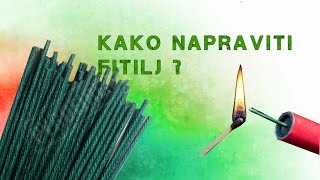 EXPERIMENT 7  KAKO NAPRAVITI FITILJ  HOW TO MAKE FUSE [upl. by Elleimac]