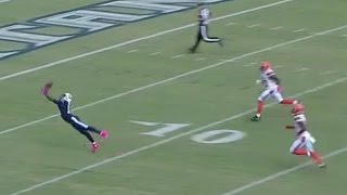 Blown coverage on Titans 48yard TD pass Xs and Os from Browns at Titans [upl. by Esina561]