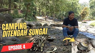 Bushcraft camping Eps 4  Memasak ikan di Atas Batu [upl. by Brandice]