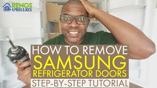 How to Remove Samsung Refrigerator Doors [upl. by Daza]