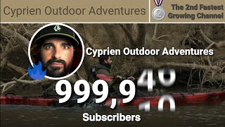 Cyprien Outdoor Adventures hits 1M Subscribers  2nd Fastest growing Channel [upl. by Eniloj]