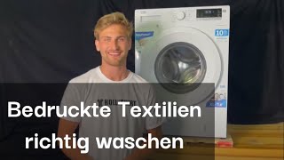 Wie wasche ich mein bedrucktes TShirt richtig Hier sind super TIPPS zum Waschen deiner Tshirts [upl. by Eetnwahs91]