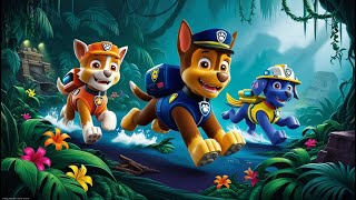 Paw Patrol Mighty Movie  Chase zuma and Skye  adventure in the dark forest  Rainbow Friends 3 [upl. by Akihsal699]