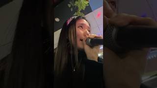 singing singer melaniemartinez broadripple is burning cover live music taylorswift freestyle [upl. by Namruht47]