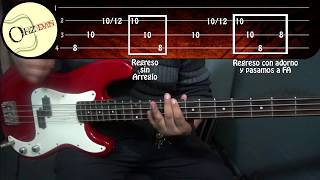 Tutorial Transfusión  La Castañeda  Como tocar bass 1 [upl. by Esiocnarf]