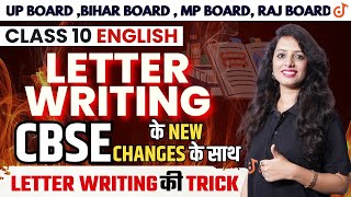 LETTER WRITING 🎯 CBSE NEW CHANGES 😱 LETTER WRITING KI TRICK AND RULES CLASS 10 ENGLISH 🔥 Pooja Mam [upl. by Gary874]