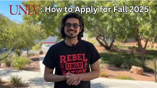 UNLV How to Apply for Fall 2025 [upl. by Elmajian]