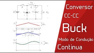 Conversor CCCC Buck  Modo de Condução Contínua  CCM [upl. by Morven]