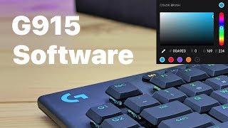 Logitech G915 Keyboard GHUB Software Setup [upl. by Loats865]