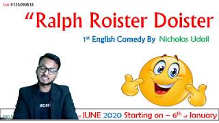 Ralph Roister Doister Summary  NTA UGC NET  AKSRajveer [upl. by Leicester]