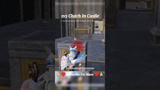 1v3 Clutch In Castle 🥶🥵 bgmi shorts [upl. by Raman]