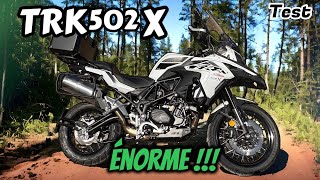 ESSAI BENELLI TRK 502 X 2023 LE TRAIL LE PLUS VENDU EN ITALIE 😁😁 [upl. by Nadeen]