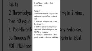 Norcet topic  severe pulmonary embolism and shock management [upl. by O'Brien56]