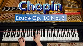 Chopin Etude Op 10 No 3 Rachel Billings [upl. by Nhguaved314]