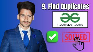 Find duplicates in an array  GFG Problem Solution  Geeks For Geeks Solution  Technical Study Ajay [upl. by Ocirnor156]