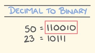 How to Convert Decimal to Binary [upl. by Noislla]