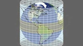 Map projection of Earth avi [upl. by Devon]