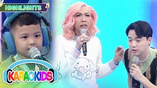 Vice and Ryan quickly guess Jazes song  Karaokids [upl. by Edithe]