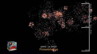 Jaws 350Gram Fireworks Cake from Brothers Pyrotechnics [upl. by Ib]