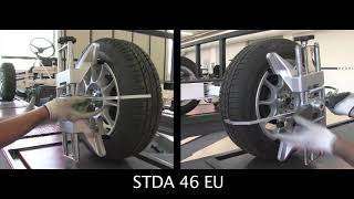 STDA46EU Ravaglioli 4 Point Wheel Alignment Clamps [upl. by Erodaeht260]