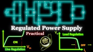 How to make 12V Regulated Power Supply or RPS  Calcutta University Physics Practical [upl. by Theis]