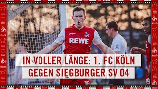 Livestream 1 FC Köln – Siegburger SV 04  EFFZEH [upl. by Nnalatsyrc]