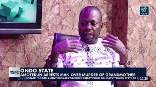 ONDO STATE Amotekun arrests man over murder of grandmother [upl. by Yelahc]