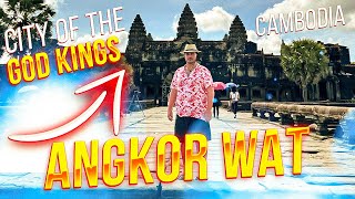 Angkor Wat Temple Tour Cambodia Travel Vlog 2024 [upl. by Aklim]