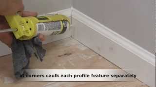 How to Caulk Trim Molding [upl. by Newberry]