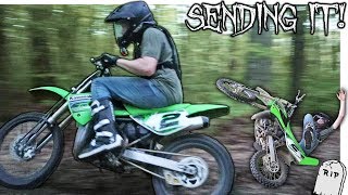 PUSHING A KX100 TO ITS LIMITS  Went TOO FAR [upl. by Rayburn145]