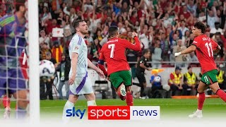 Cristiano Ronaldo gives Portugal late win over Scotland [upl. by Durrej]