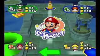 Mario Party 6  Clockwork Castle 40 turns longplay [upl. by Winshell]