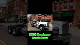 2024 Brockway truck show Handful of trucks leaving Main Street automobile memes diy builds [upl. by Larianna]