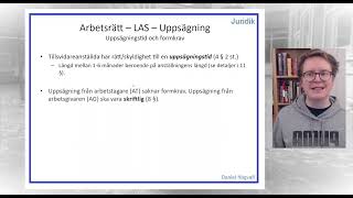 Lag om anställningsskydd  Del 31  Uppsägning [upl. by Elizabeth]