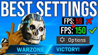 BEST WARZONE SETTINGS GUIDE Console  PC [upl. by Repard492]