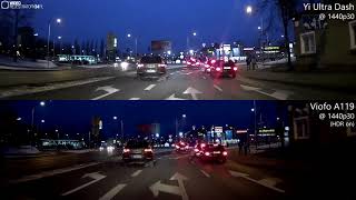 Yi Ultra Dashcam vs Viofo A119  1440p30 [upl. by Bjork204]