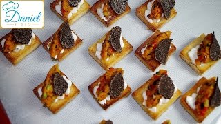 Fingerfood  Toast mit Ofengemüse und Trüffelscheibe  Folge 87 [upl. by Narok]