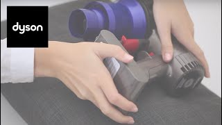 How to replace the battery on your Dyson V6™ cordless vacuum [upl. by Eardnaed698]