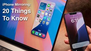 Use Your iPhone Remotely in MacOS Sequoia – 20 Things You Need to Know about iPhone Mirroring [upl. by Ymac73]