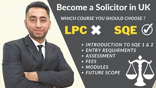 How To Become a Solicitor In The UK  SQE 1 and 2  Solicitor Qualification Exam  Study in UK [upl. by Hillhouse]