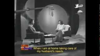 Taheya Karioka and Samia Gamal Interview 1974 with English Subtitles [upl. by Atilrahc]