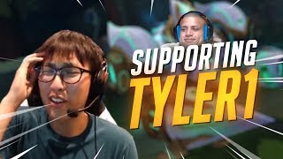 Doublelift  SUPPORTING TYLER1 [upl. by Gelasius492]