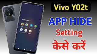 How to hide apps in Vivo y02t Vivo y02t app hideapp hide setting [upl. by Nosilla684]