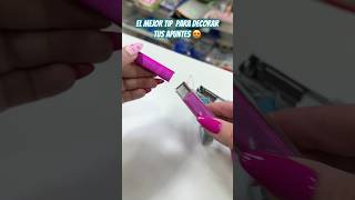 El mejor tip para decorar tus apuntes Boches de colores para la abrochadora tips apuntes parati [upl. by Yerffej]