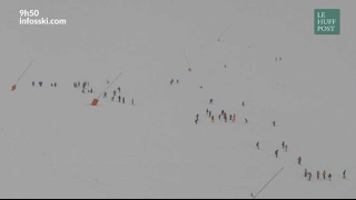 Après lavalanche de Tignes les images des skieurs regagnant la station [upl. by Efrem]