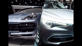 2017 Alfa Romeo Stelvio vs 2018 Porsche Cayenne [upl. by Ettevroc]