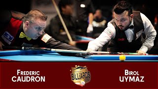 3Cushion World Cup Bursa 2017 Frederic Caudron vs Birol Uymaz [upl. by Eiclek]