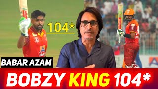 Babar Azam Bobzy King 104  Ramiz Raja  Babar Azam Batting [upl. by Chadbourne71]