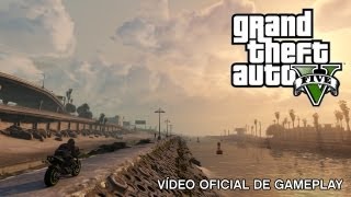 Grand Theft Auto V Vídeo oficial de gameplay [upl. by Marten514]